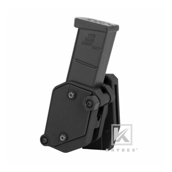 KRYDEX IPSC USPSA 3-Gun 4x Pistol Magazine Holsters Mag Pouches w/ Shooting Belt {2}