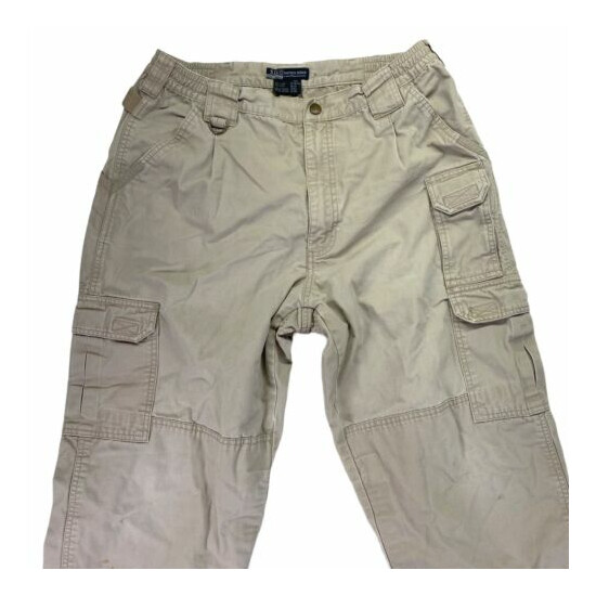 5.11 Tactical Series Mens Size 34x32 Tan Tactical Pants {3}