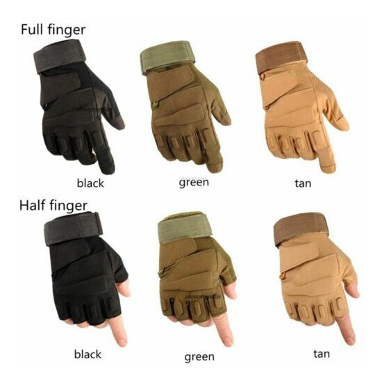 Men Tactical Gloves Military Army Airsoft Paintball Police Outdoor Shoot Hunting {2}