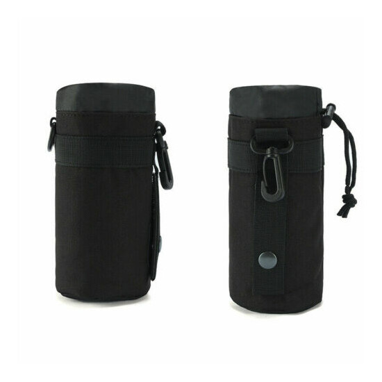 Outdoor Tactical Molle Water Bottle Bag Military Hiking Belt Holder Kettle Pouch {10}