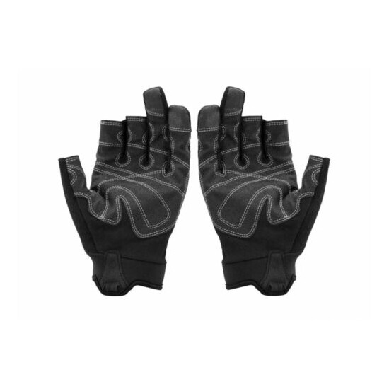 Tactical Versatile Gloves Open Fingers Lightweight Breathable Multi Purpose Use {2}