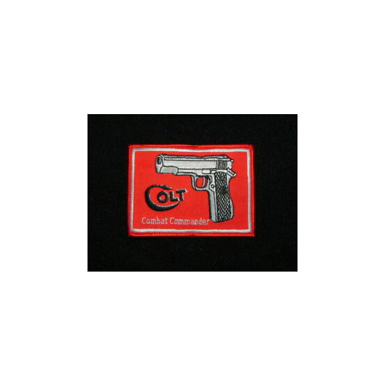 COLT COMBAT COMMANDER CLOTH PATCH ABOUT 3 INCH FREE SHIPPING. {1}