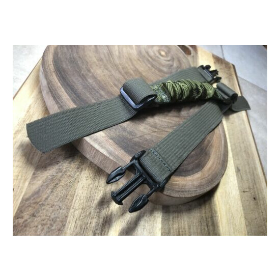 Tactical Chest Rig Bungee Strap, Ranger Green/BK. {3}