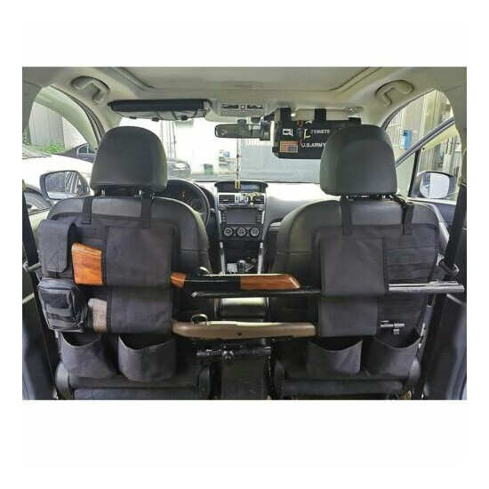 Truck Gun Storage Tactical SUV MPV Pickup Car Seat Back Organizer Rack Holder {9}