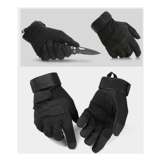 Tactical Full Finger Gloves Military Army Hunting Shooting Police Patrol Gloves {5}