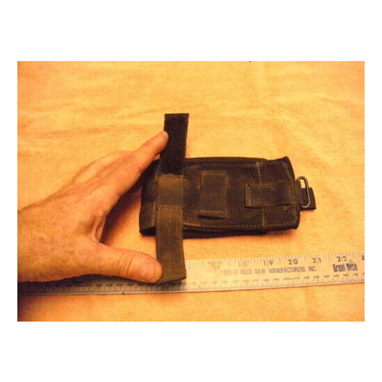  Black Nylon Military Style Magazine Pouch, Used, See Pictures for More Info {3}