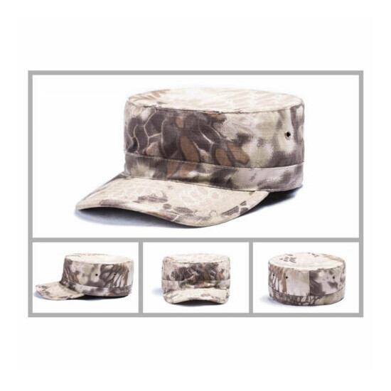 Tactical Military Mens Camouflage Patrol Cap Military Hat Combat Hunting Hats L {10}