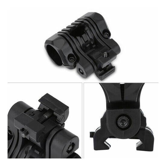 Tactical Quick Release Helmet Flashlight Mount Holder Clip Clamp Accessory {7}