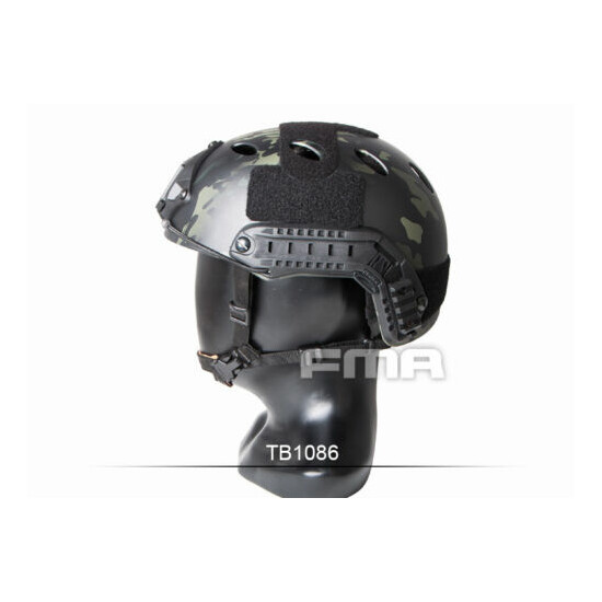Hunting Tactical Helmet Maritime Ballistic PJ BJ EX Multicam Black Helmet M/L/XL {6}