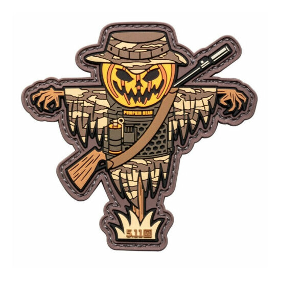 5.11 Tactical Patch Scarecrow Morale Sniper Pumpkin Head Camo {1}