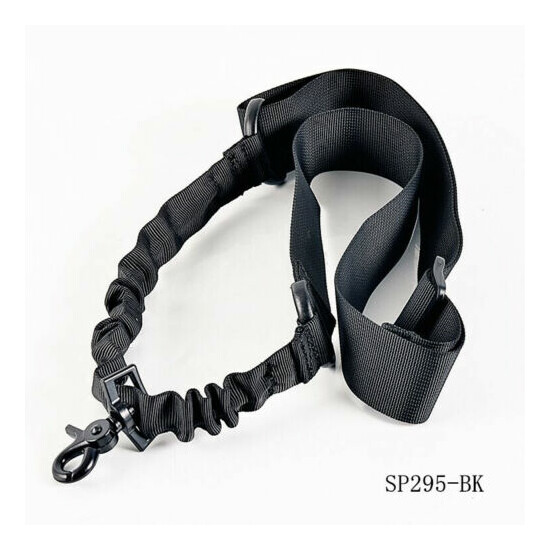 Tactical Single Point Gun Rope Quick Detach Multi-function Mission Sling Adjust {1}