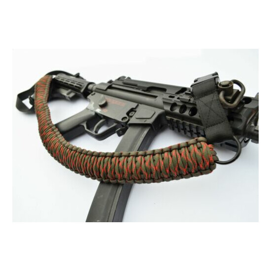 60" Tactical 550 Paracord Gun Rifle Bow Shotgun Sling 1 or 2 Point ALLIGATOR {1}