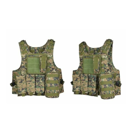Airsoft Tactical Vest Military Molle Combat Vest for Outdoor Training CS Game {14}