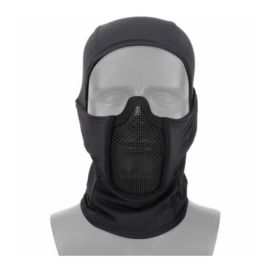 Tactical Full Face Mask Balaclava Mask Helmet Liner Cap CS Mask Hunting Outdoor {10}