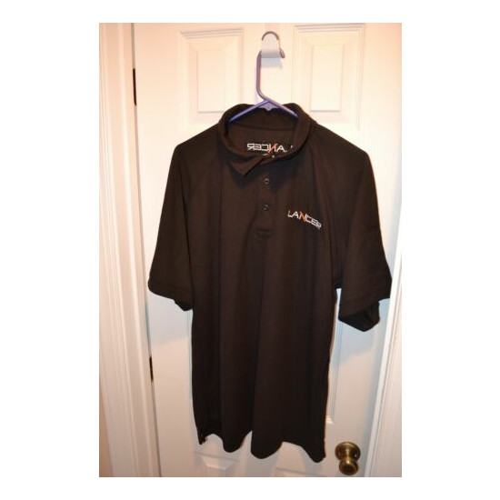 Lancer Systems embroidered Vertx Men's XL Polo Black short sleeve cold black {1}
