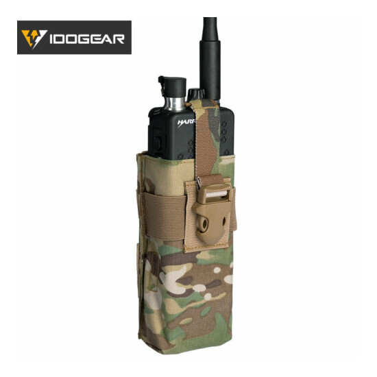 IDOGEAR Tactical Radio Pouch For Walkie Talkie MBITR PRC148/152 MOLLE Military {13}