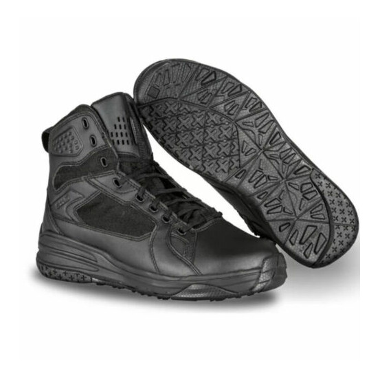 5.11 Tactical Men's Halcyon Waterproof Boots Shock Absorbing Size: 9.5 Side Zip {1}