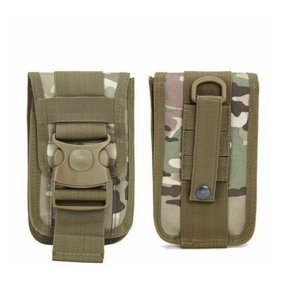Universal Tactical Cell Phone Belt Bag Pocket Molle Waist Pouch Case EDC Holster {18}