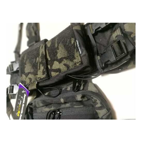 Tactical SS Micro Fight Chassis MK3 MK4 Chest Rig 500D Multicam Black {8}