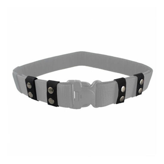 Portable Heavy Duty Belt Double Snaps Strap 2.25 inch Tactical Belt Keeper {6}