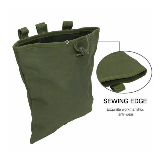 Outdoor Tactical Military Hunting Molle Magazine Ammo Dump Drop Pouch Bag {4}
