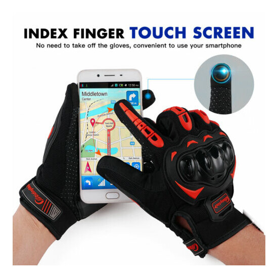 New Hard Touch Screen Tactical Knuckle Full Finger Army Military Combat Gloves {6}