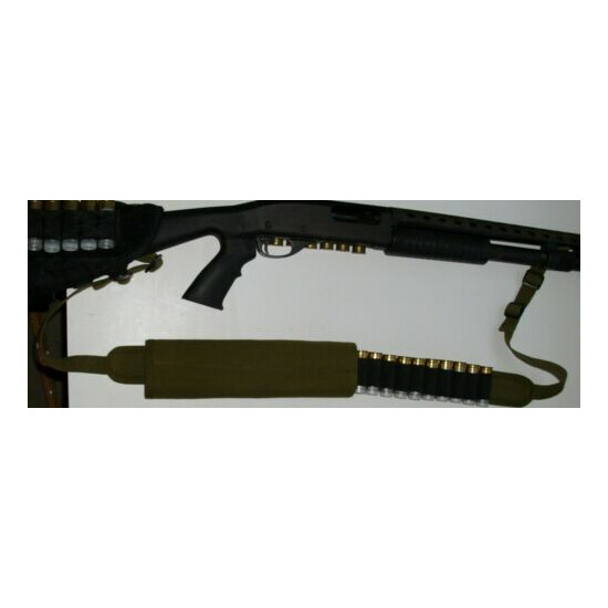 NEW - Tactical Hunting 21 SHOTGUN SHELL Gun Ammo SLING - OD GREEN OLIVE DRAB {1}
