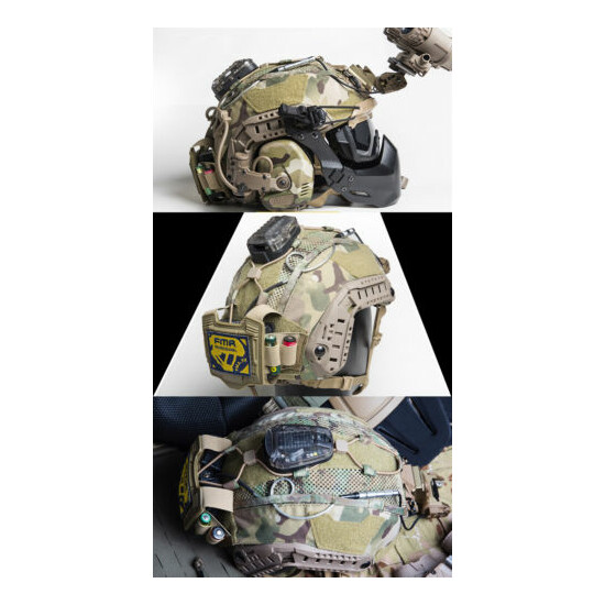 New Tactical Helmet Cover FMA TB1345 Weight Pouch Bag Pack For Maritime Helmet {4}