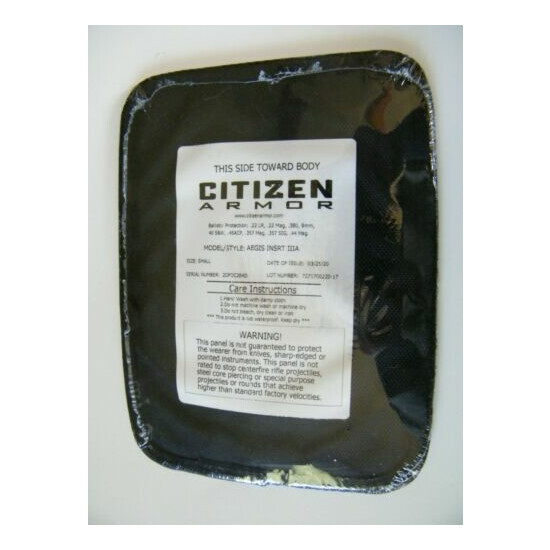Citizen Armor Aegis Bulletproof Backpack Insert (black 7" x 10 ") {1}