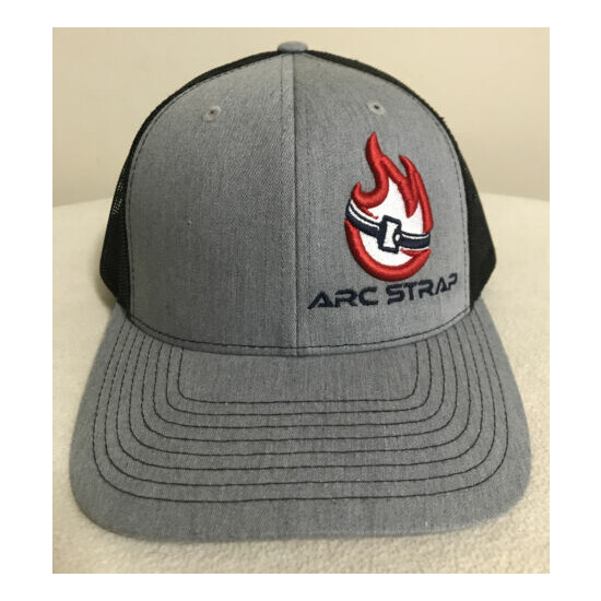 Arc Strap Richardson Brand Motorcross Boot Stap Snapback Hat Gray And Black {1}