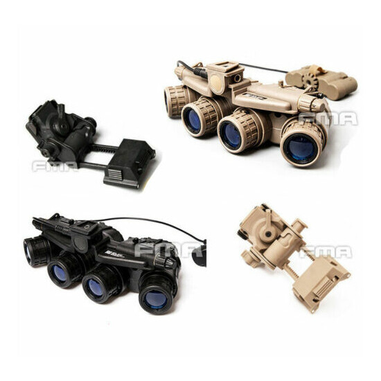 FMA Tactical Hunting Plastic L4G24 NVG Mount with Dummy GPNVG 18 for Airsoft {1}