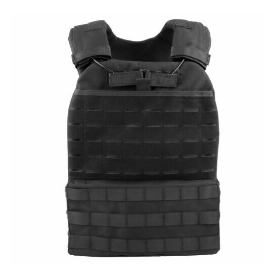Tactical Vest Gear Molle Military Assault Plate Carrier Holder Multi Size Black {38}
