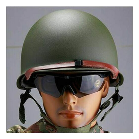 Tactical Steel Helmet Abs Military Army Headwear Equipment With Net {1}
