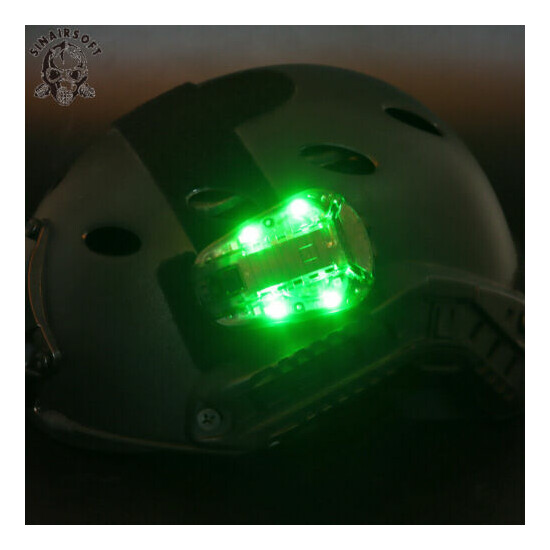 Tactical Manta Strobe Helmet Light Flash IR +Visible Lamp Light Survival Airsoft {9}