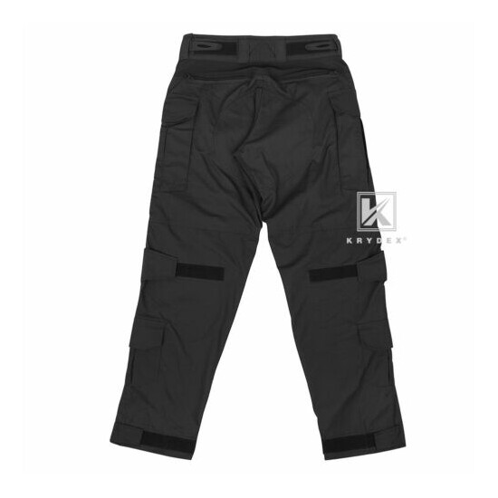 KRYDEX G3 Gun3 Combat Trouser Tactical Pants w/ Knee Pads Army Clothing Black {8}