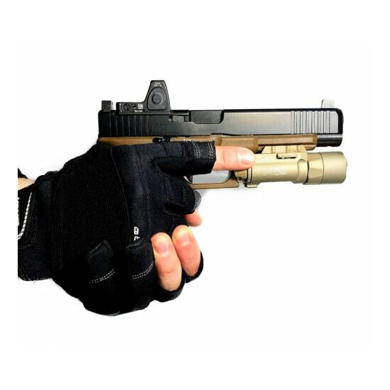 Tactical Versatile Gloves Open Fingers Lightweight Breathable Multi Purpose Use {8}