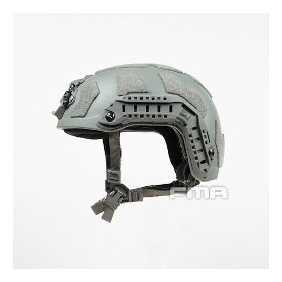 FMA Tactical Airsoft Paintball SF Super High Cut Helmet BK/DE/FG M/L L/XL {11}