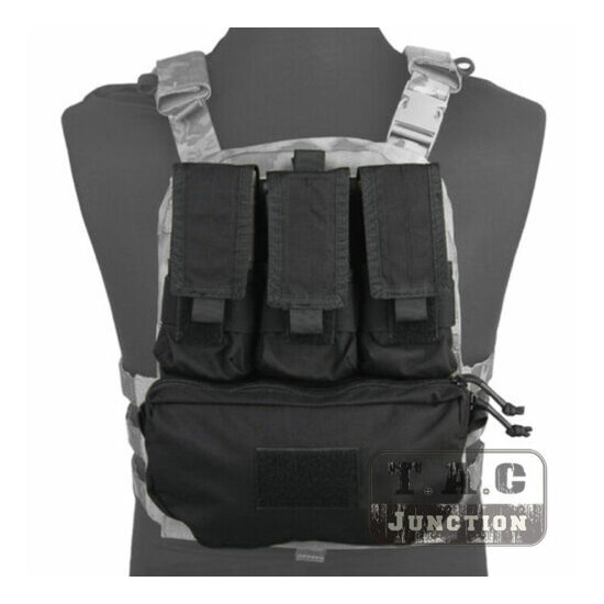 Emerson MOLLE Tactical Assault Pack Bag Plate Carrier Back Panel w/ Mag Pouches {5}