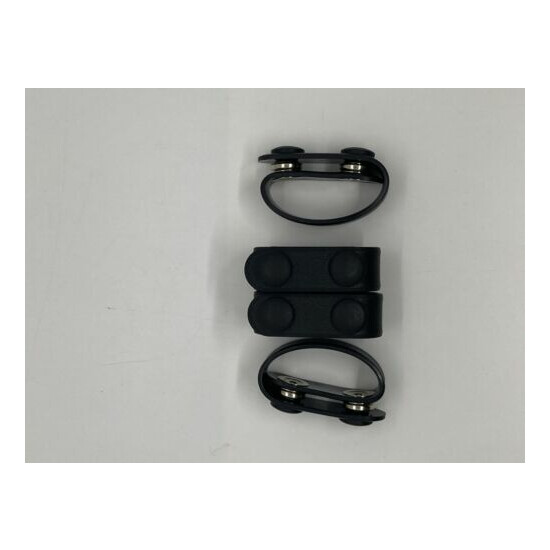 Uncle Mikes Belt Keeper Molded fits 2" Belts Black 4 pack 88653 {2}