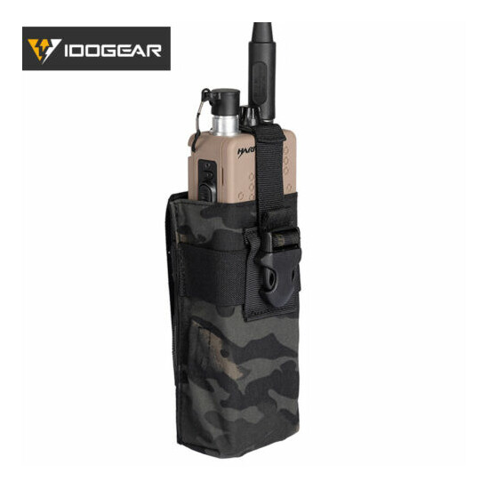 IDOGEAR Tactical Radio Pouch For Walkie Talkie MBITR PRC148/152 MOLLE Military {14}