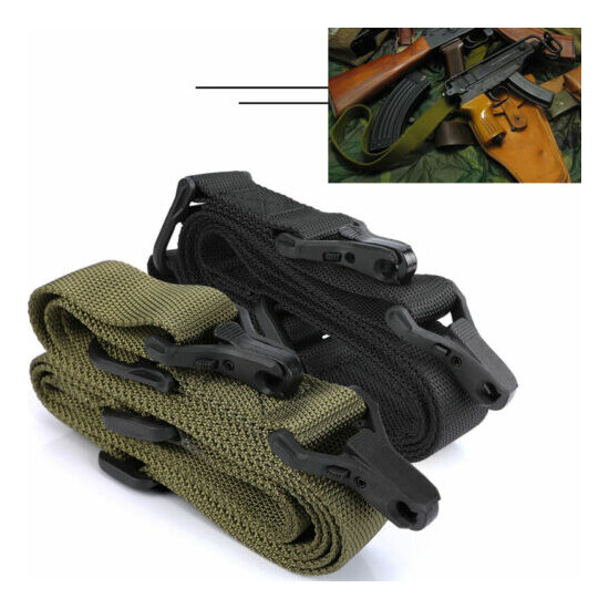 1.2" Rifle Sling Quick Detach Tactical Swivel Sling 1 /2 Point Multi Mission {22}