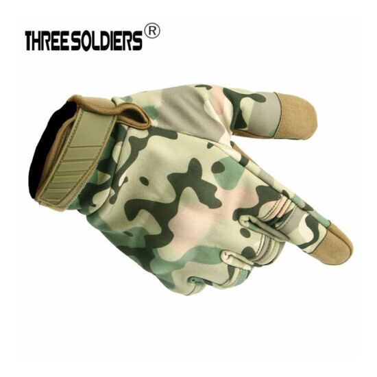 Touch Screen Camouflage Racing Glove Breathable Sports Climbing Tactical Gloves {12}