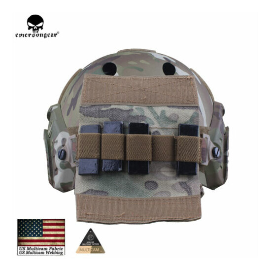 Emerson Tactical Combat Fast Helmet Rapid Rear Pouch Balancing Counterweight Bag {2}
