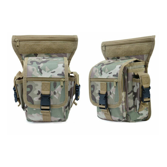 Waterproof Fanny Pack Tactical Military Drop Leg Bag Hip Belt Waist Pack Hiking {22}