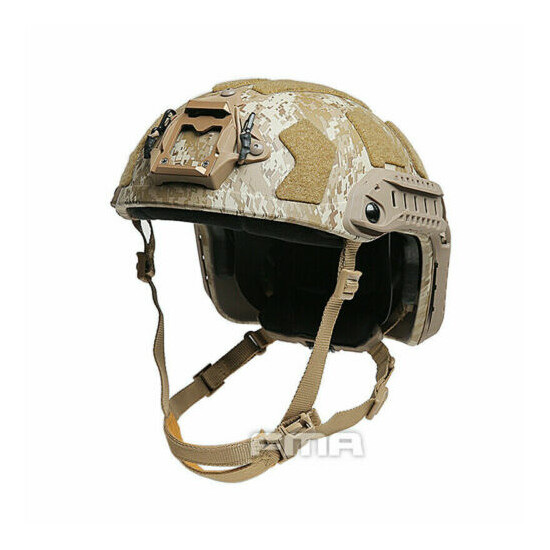 FMA Tactical Airsoft Paintball SF Super High Cut Helmet BK/DE/FG M/L L/XL {19}