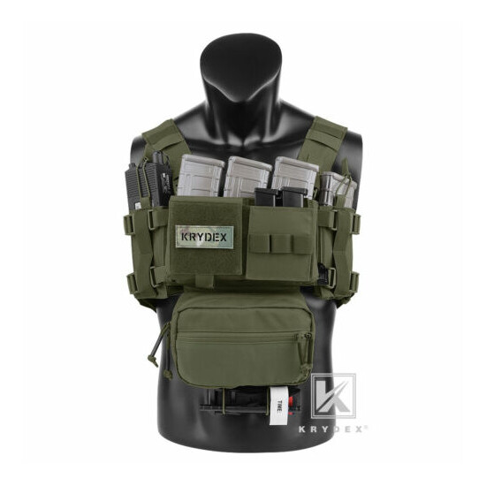 KRYDEX MK3 MK4 Micro Fight Chassis Chest Rig Modular Carrier Pouch Ranger Green {4}