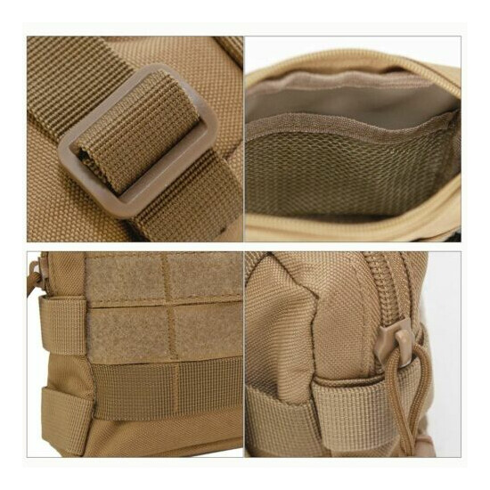 Tactical Outdoor Backpack Shoulder Strap Bag Pouch Molle Accessory Hunting Tool {10}