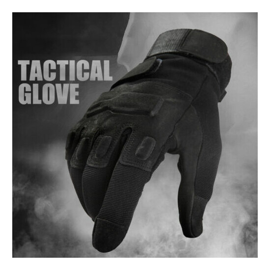 Tactical Anti-Skid Full Finger Gloves Sports Hunting Army Military Men's Gloves {1}