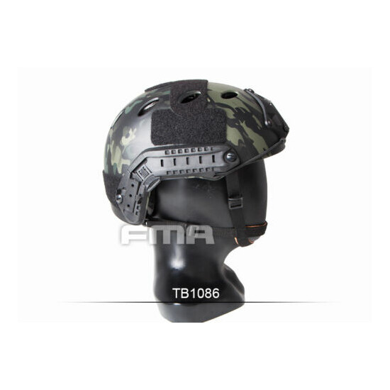 Hunting Tactical Helmet Maritime Ballistic PJ BJ EX Multicam Black Helmet M/L/XL {7}