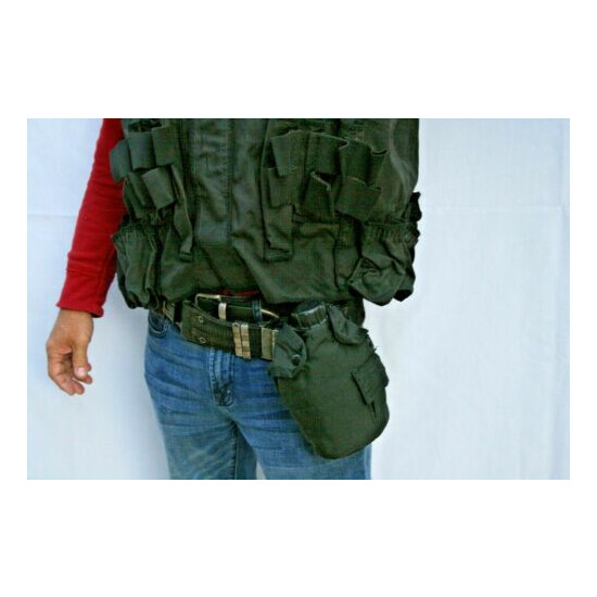 Tactical Vest with pockets loops pouches tactical belt canteen and cover SHTF {2}
